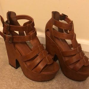 Wild Diva platform shoes